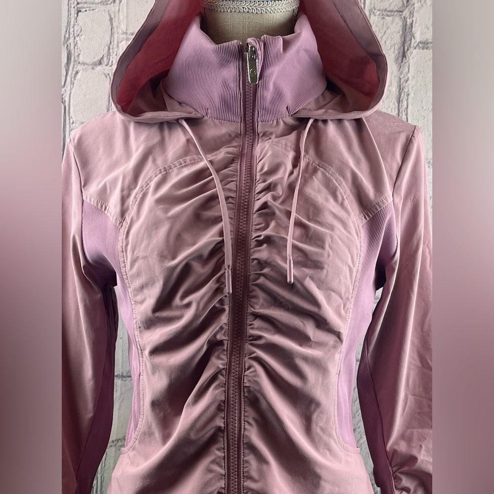 Lululemon Size:10 Women Hoodie Jacket Long Sleeve Pockets Full Zip Athletic - Picture 3 of 15